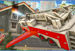 Flying Fire Truck Driving Sim